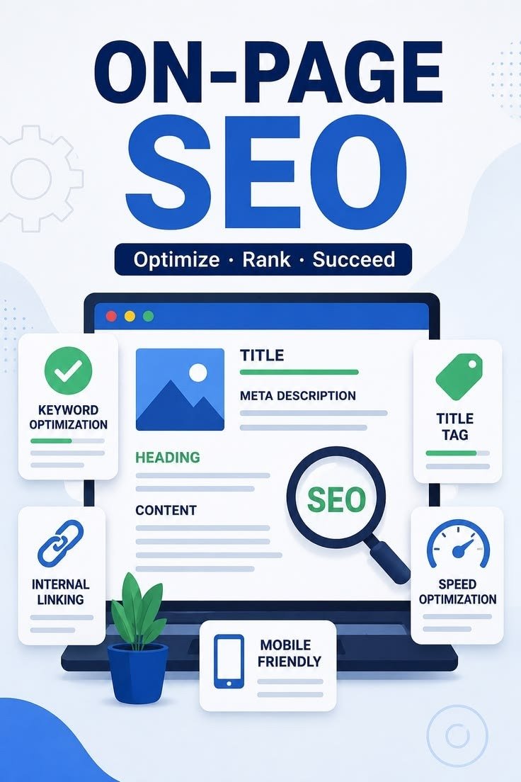 On page SEO optimization for website pages by WEBBIZ INTERNATIONAL